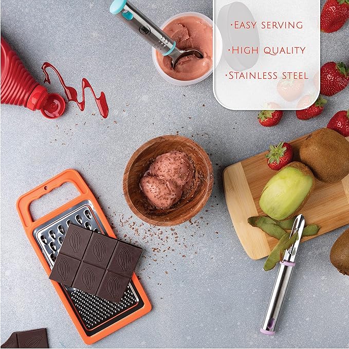Kitchen Utensils Set, Cooking Utensil Set Kitchen Gadgets, Pots and Pans set Nonstick and Heat Resistant, 24 Pcs Nylon and Stainless Steel, Spatula Set, Apartment Essentials Kitchen Cookware Sets