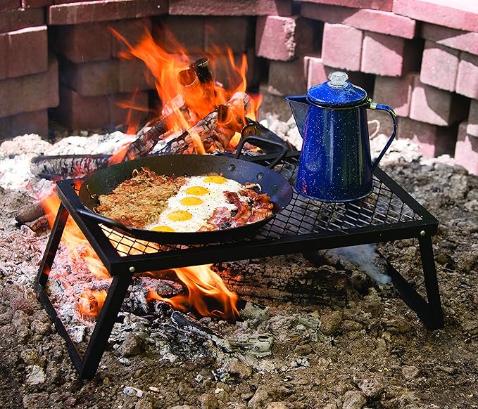 Lodge Pre-Seasoned Carbon Steel Skillet - Use in the Oven, on the Stove, on the Grill, or Over a Campfire - 15 Inch